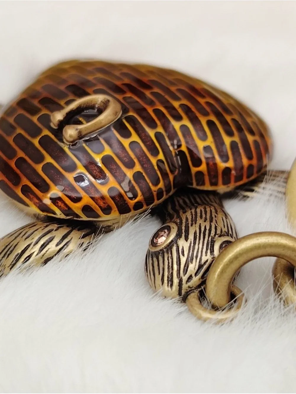 Turtle bag charm